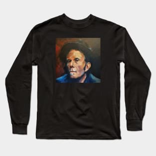 Tom Waits (Painting) Long Sleeve T-Shirt